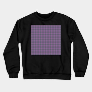 Dolphin Buffalo Plaid by Suzy Hager in Purples Crewneck Sweatshirt